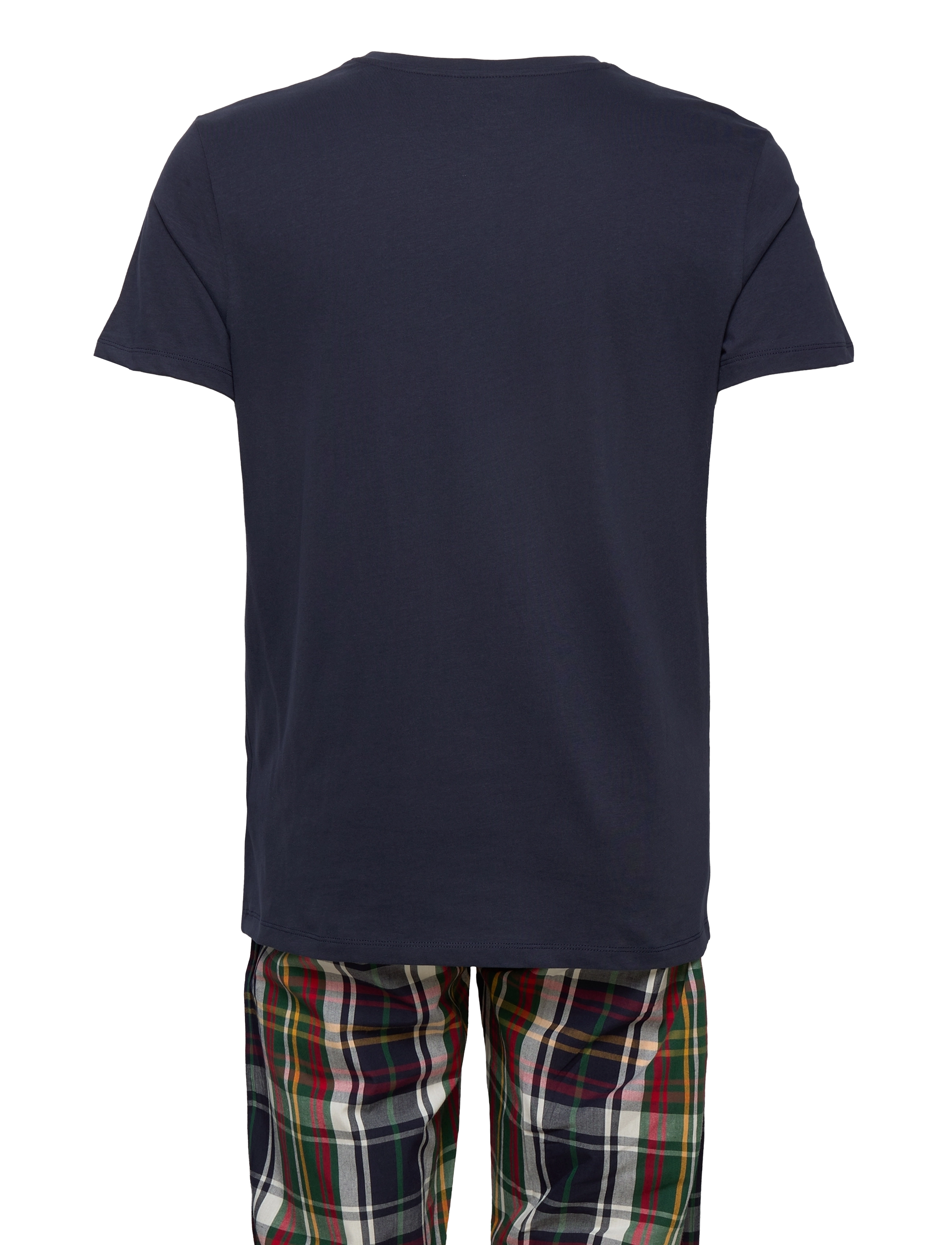 GANT - CHECK PJ SET PANTS AND T GB - evening blue - 1