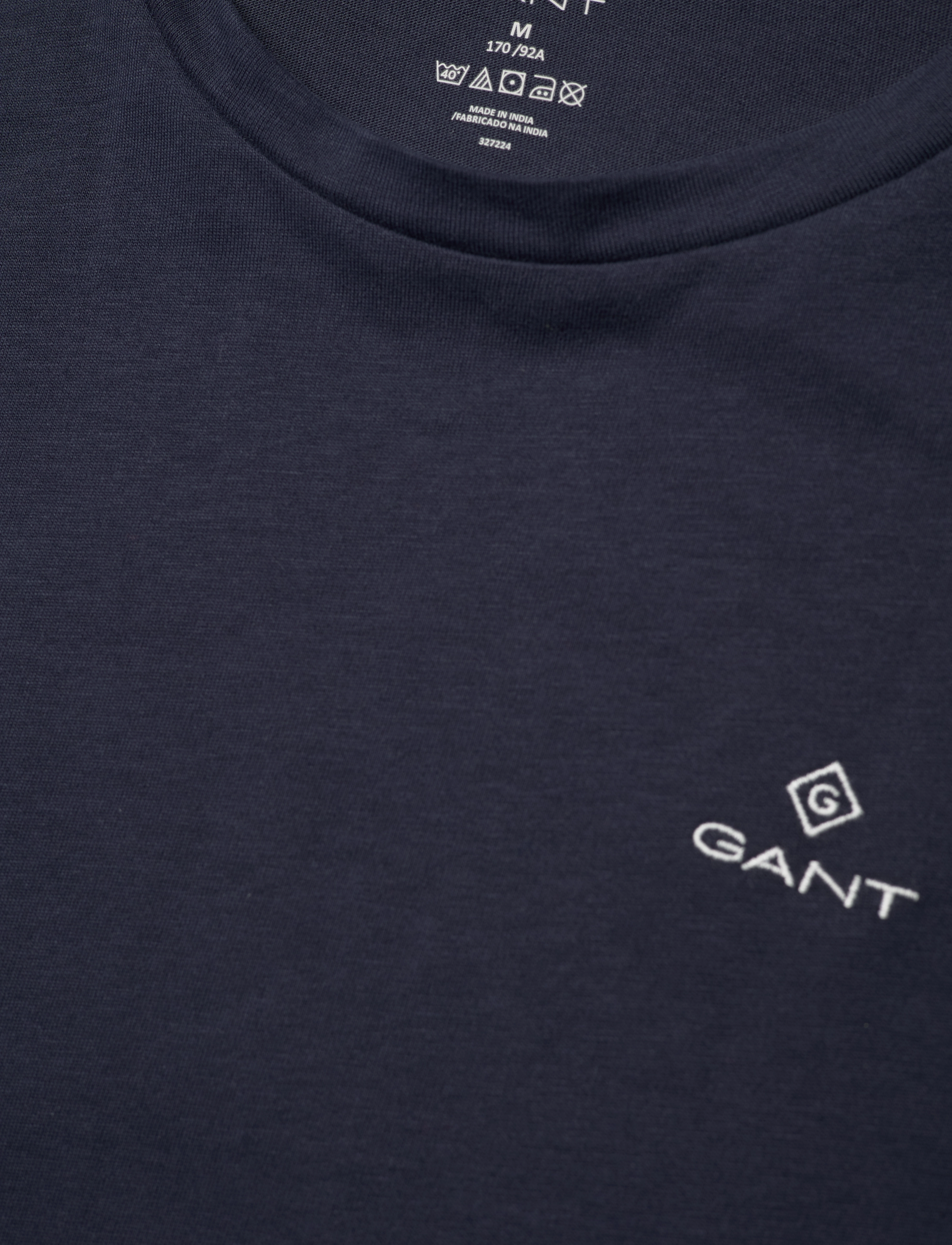 GANT - CHECK PJ SET PANTS AND T GB - evening blue - 4