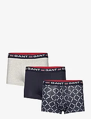 GANT - GANT PRINT TRUNK 3-PACK - multipack underpants - evening blue - 0