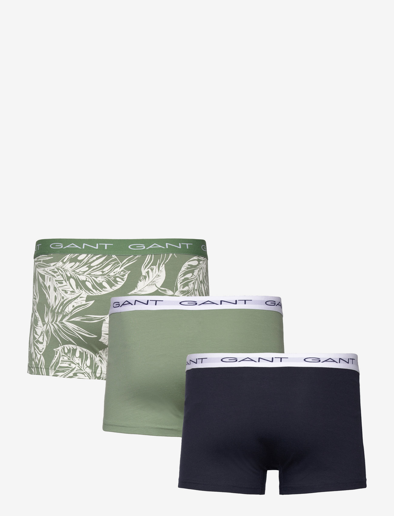GANT - TROPICAL LEAVES PRINT TRUNK 3-PACK - kalamata green - 1