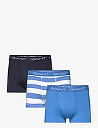 RUGBY STRIPE TRUNK 3-PACK - DAY BLUE
