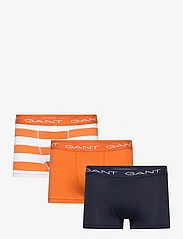 GANT - RUGBY STRIPE TRUNK 3-PACK - boxer briefs - pumpkin orange - 0