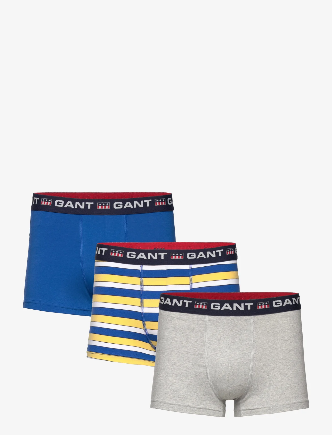 GANT - GANT RETRO SHIELD STRIPE TRUNK 3-P - boxer briefs - lapis blue - 0