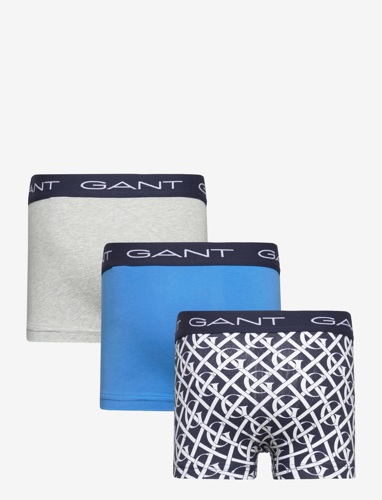GANT - BOY'S TRUNK 3-PACK - evening blue - 1