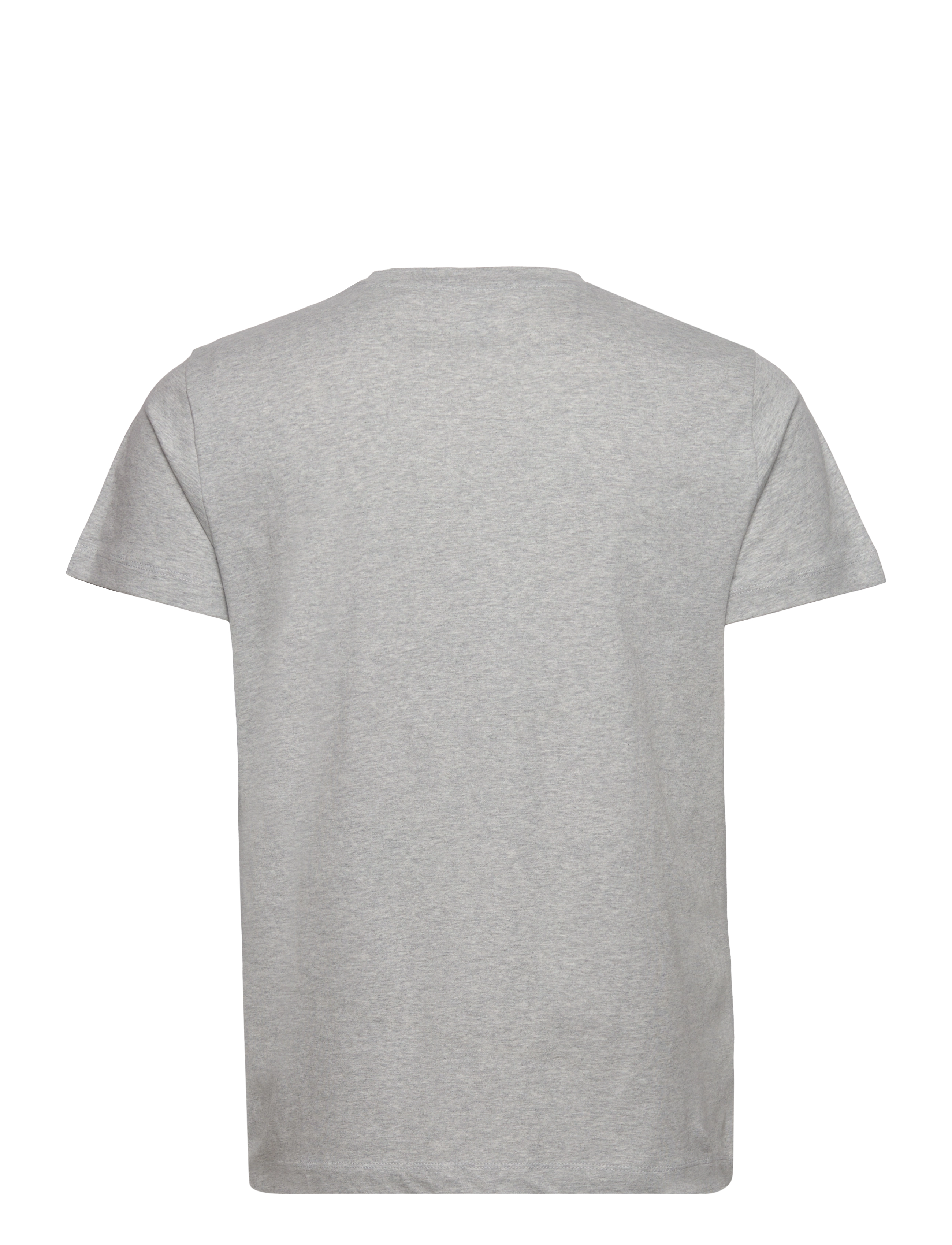 GANT - JERSEY C-NECK T-SHIRT - light grey melange - 1