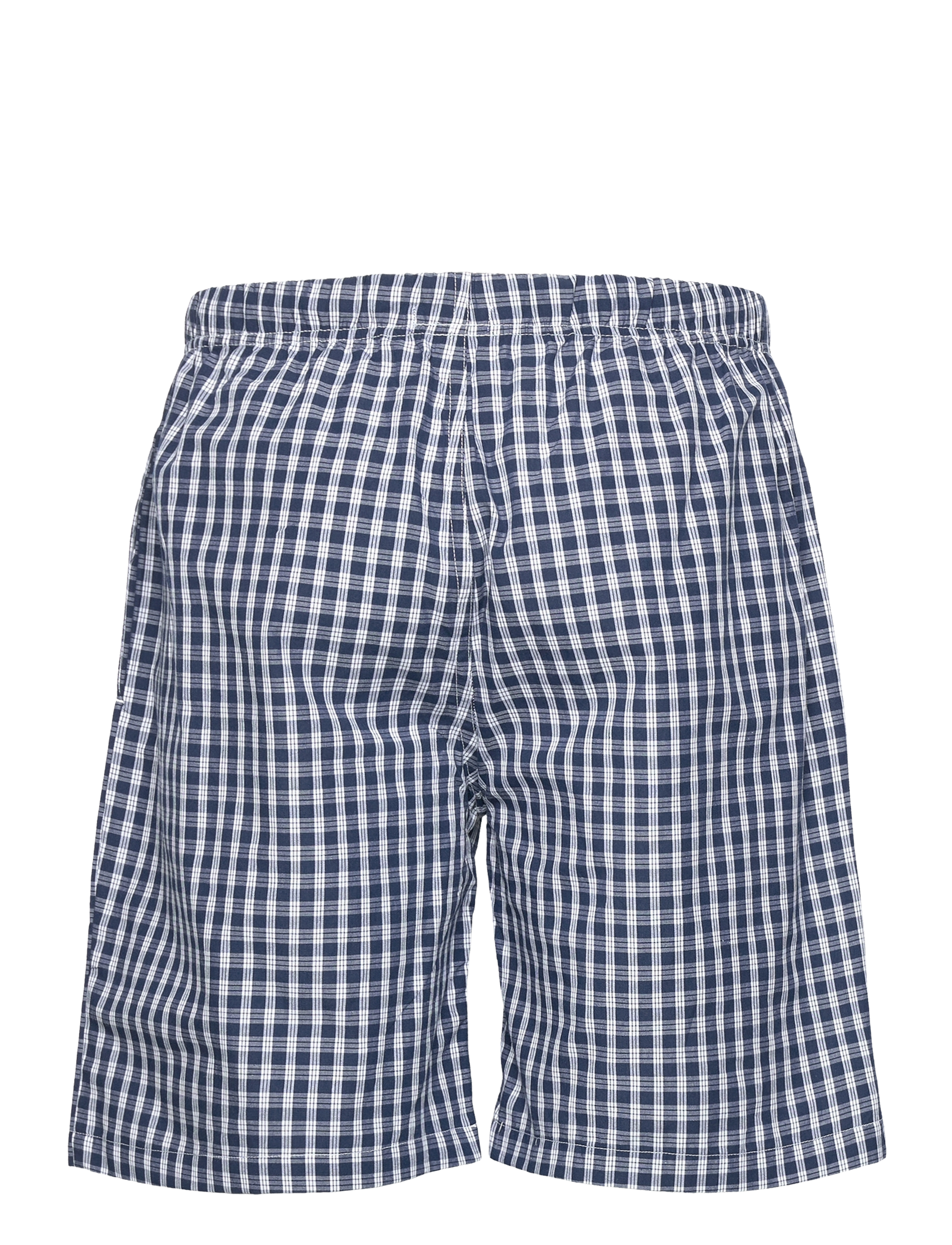 GANT - MICRO CHECK PAJAMA SHORTS - evening blue - 1