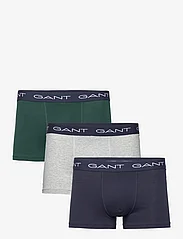 GANT - TRUNK 3-PACK - boxerkalsonger - light grey melange - 0