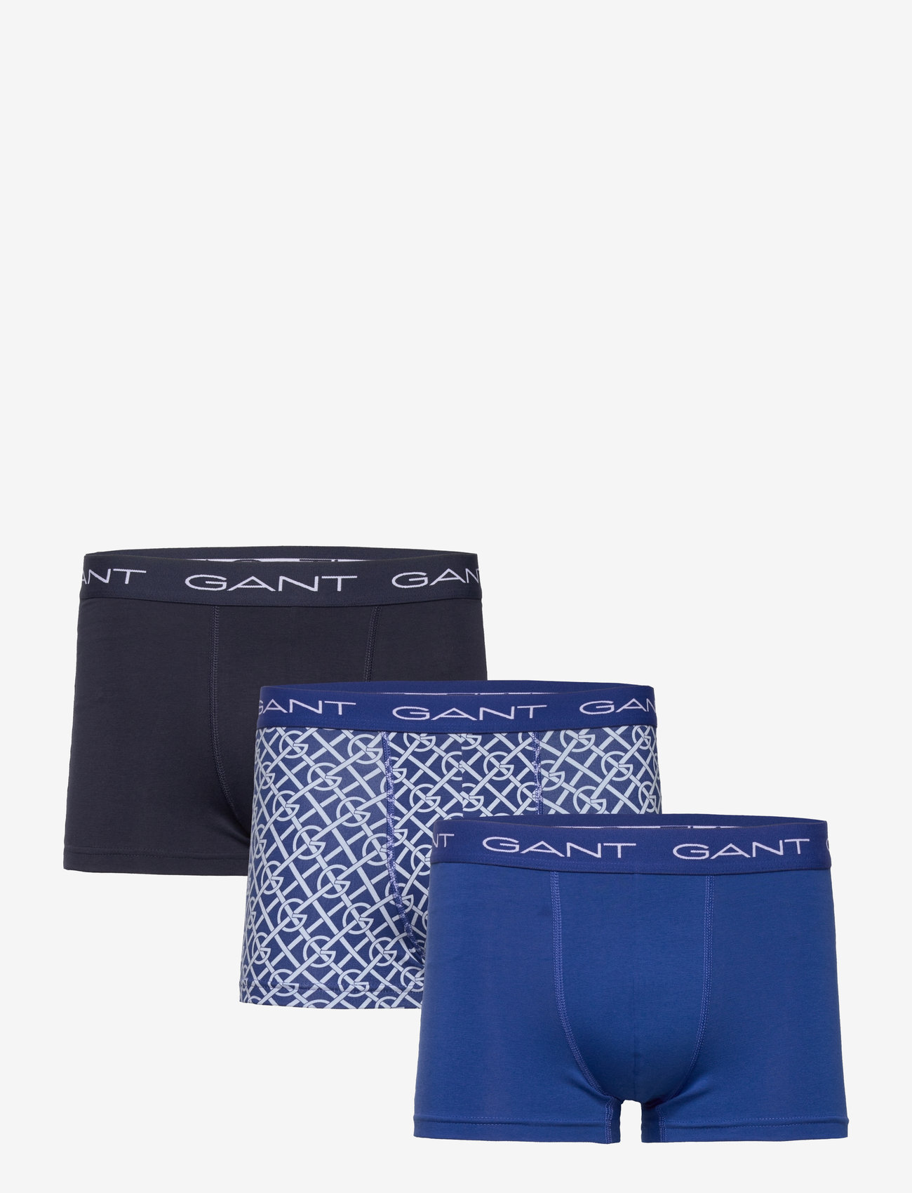 GANT - G PATTERN TRUNK 3-PACK - college blue - 0