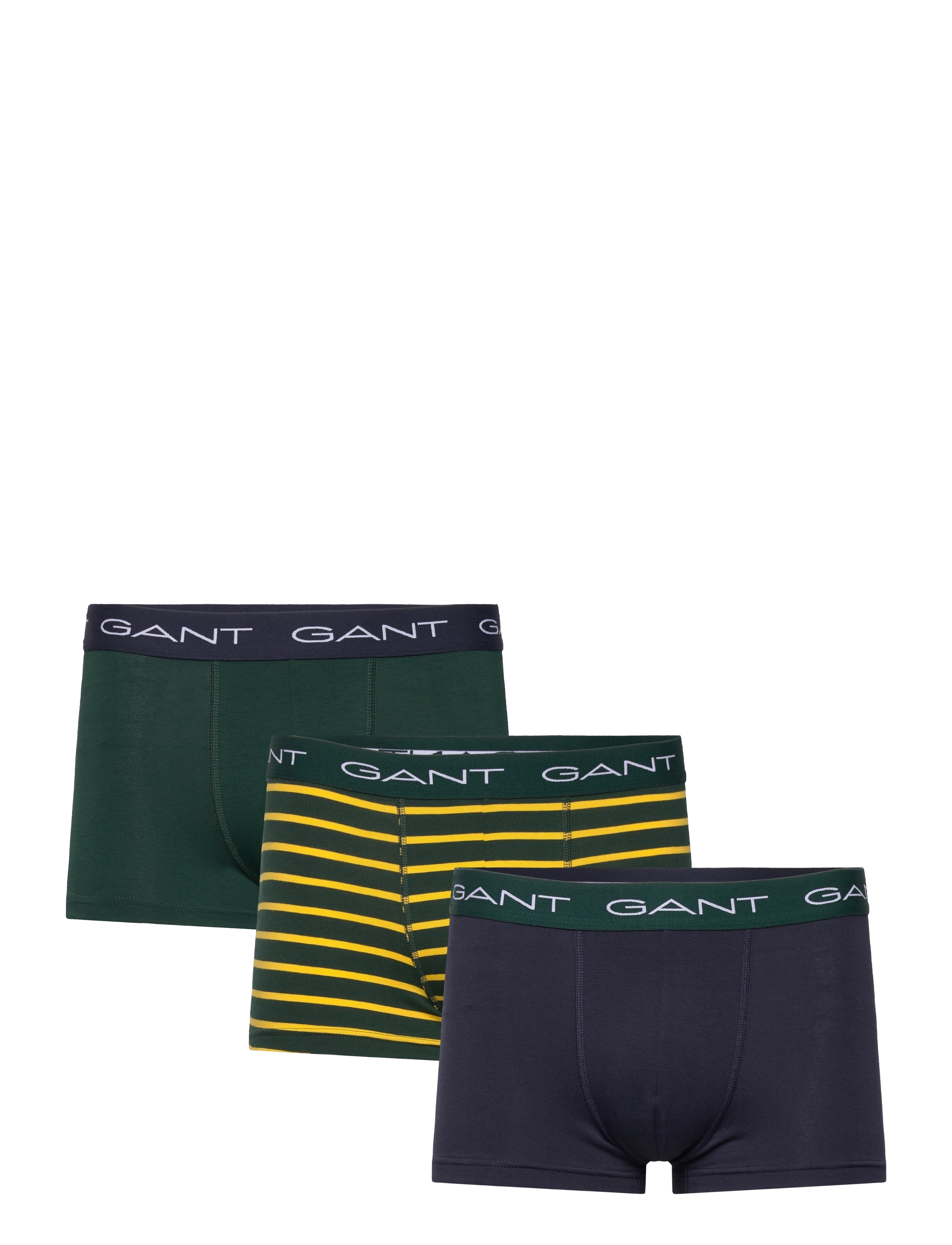 STRIPE TRUNK 3-PACK - TARTAN GREEN