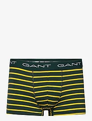 GANT - STRIPE TRUNK 3-PACK - boxer briefs - tartan green - 2