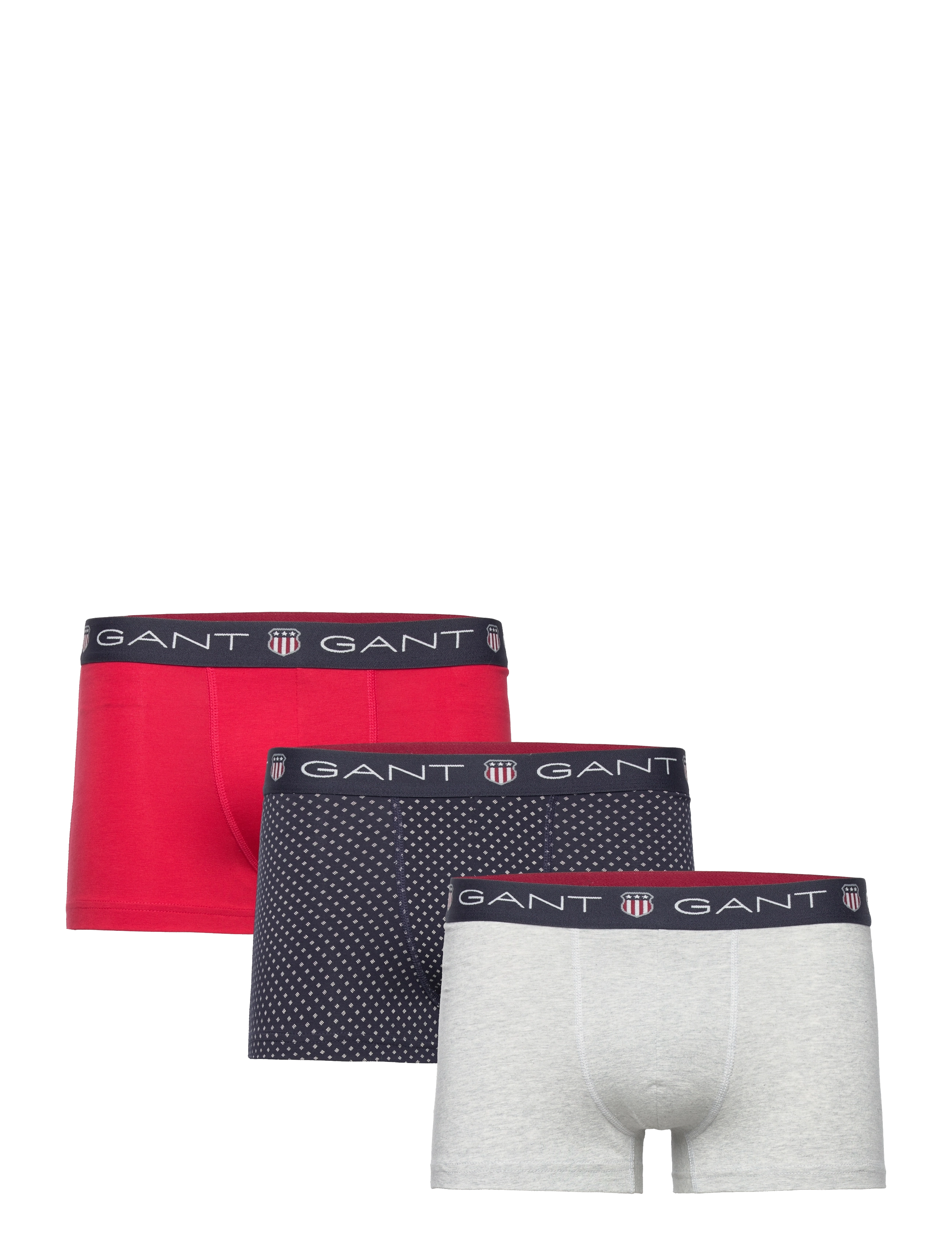 MICRO PRINT SHIELD TRUNK 3-PACK - EVENING BLUE