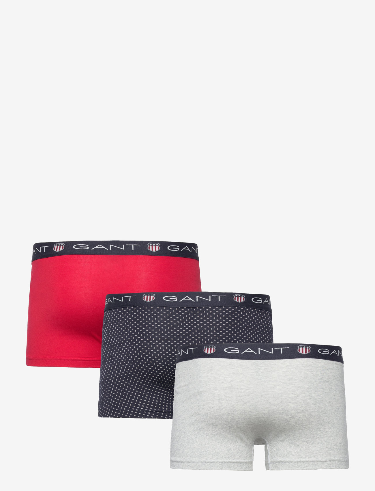 GANT - MICRO PRINT SHIELD TRUNK 3-PACK - evening blue - 1