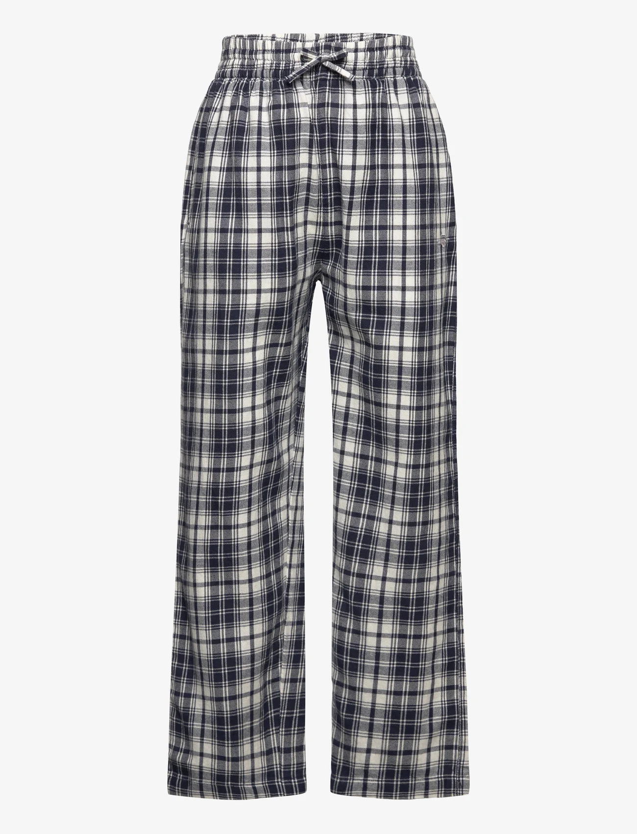 GANT - SMALL CHECK PAJAMA PANTS - pyjamas - evening blue - 0
