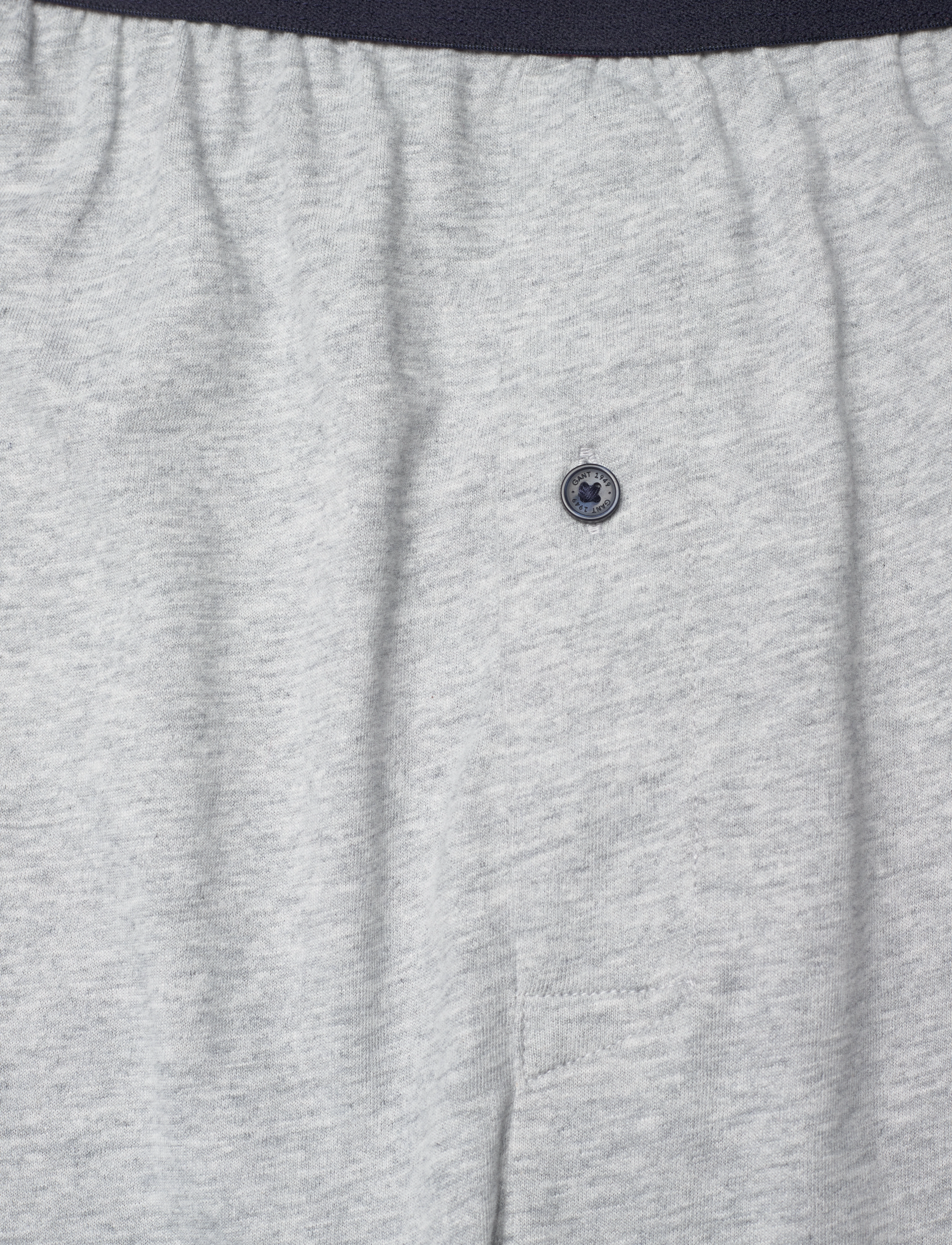 GANT - SHIELD PAJAMA PANTS - light grey melange - 5