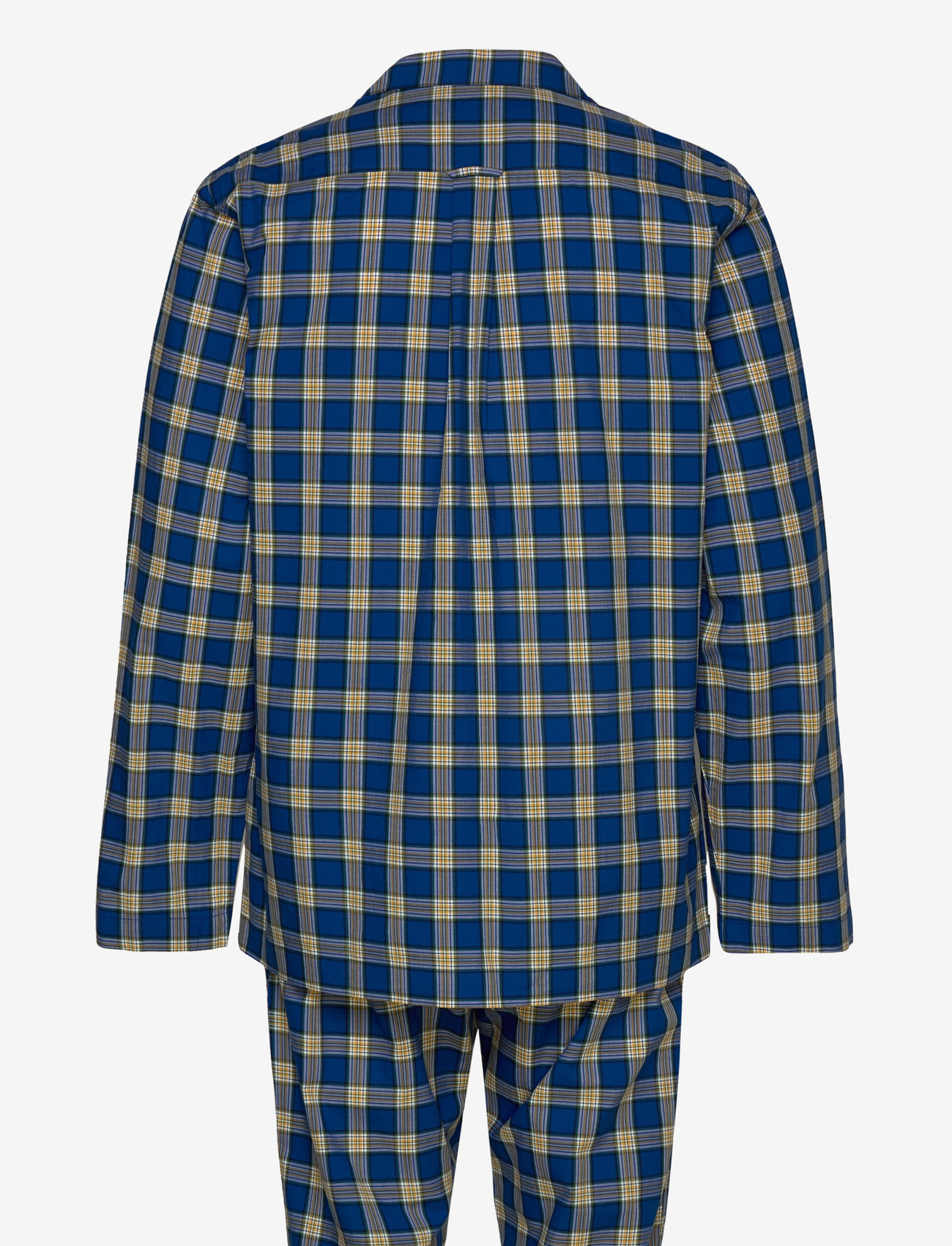 GANT - CHECK PAJAMA SET SHIRT AND PANTS - nachtwäsche - college blue - 1