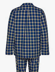 GANT - CHECK PAJAMA SET SHIRT AND PANTS - pysjamassett - college blue - 1