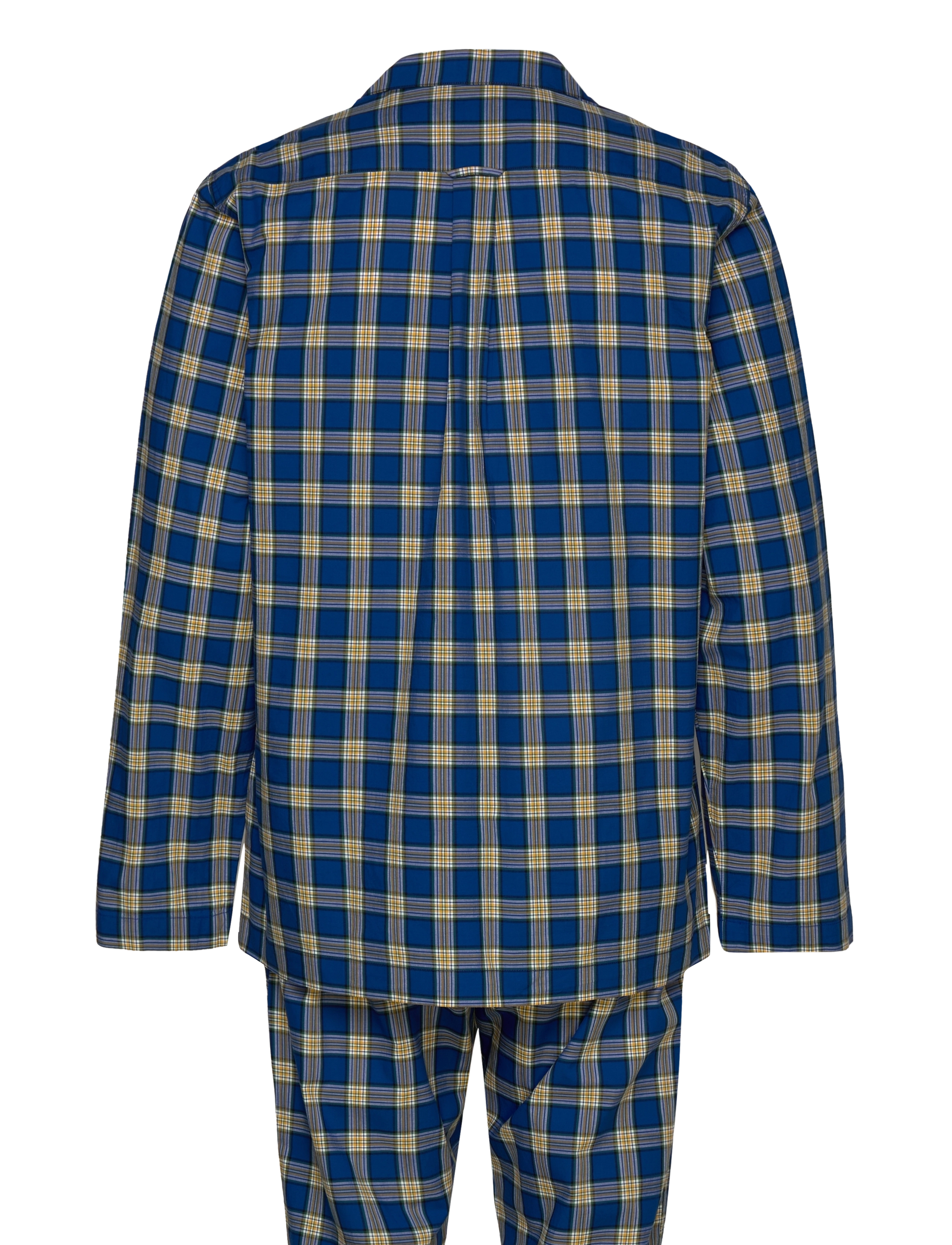 GANT - CHECK PAJAMA SET SHIRT AND PANTS - college blue - 2