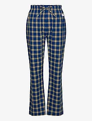 GANT - CHECK PAJAMA SET SHIRT AND PANTS - nattøj sæt - college blue - 2