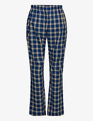 GANT - CHECK PAJAMA SET SHIRT AND PANTS - pyjamasetit - college blue - 3