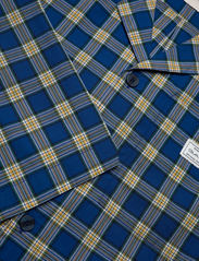 GANT - CHECK PAJAMA SET SHIRT AND PANTS - zestaw piżamowy - college blue - 4