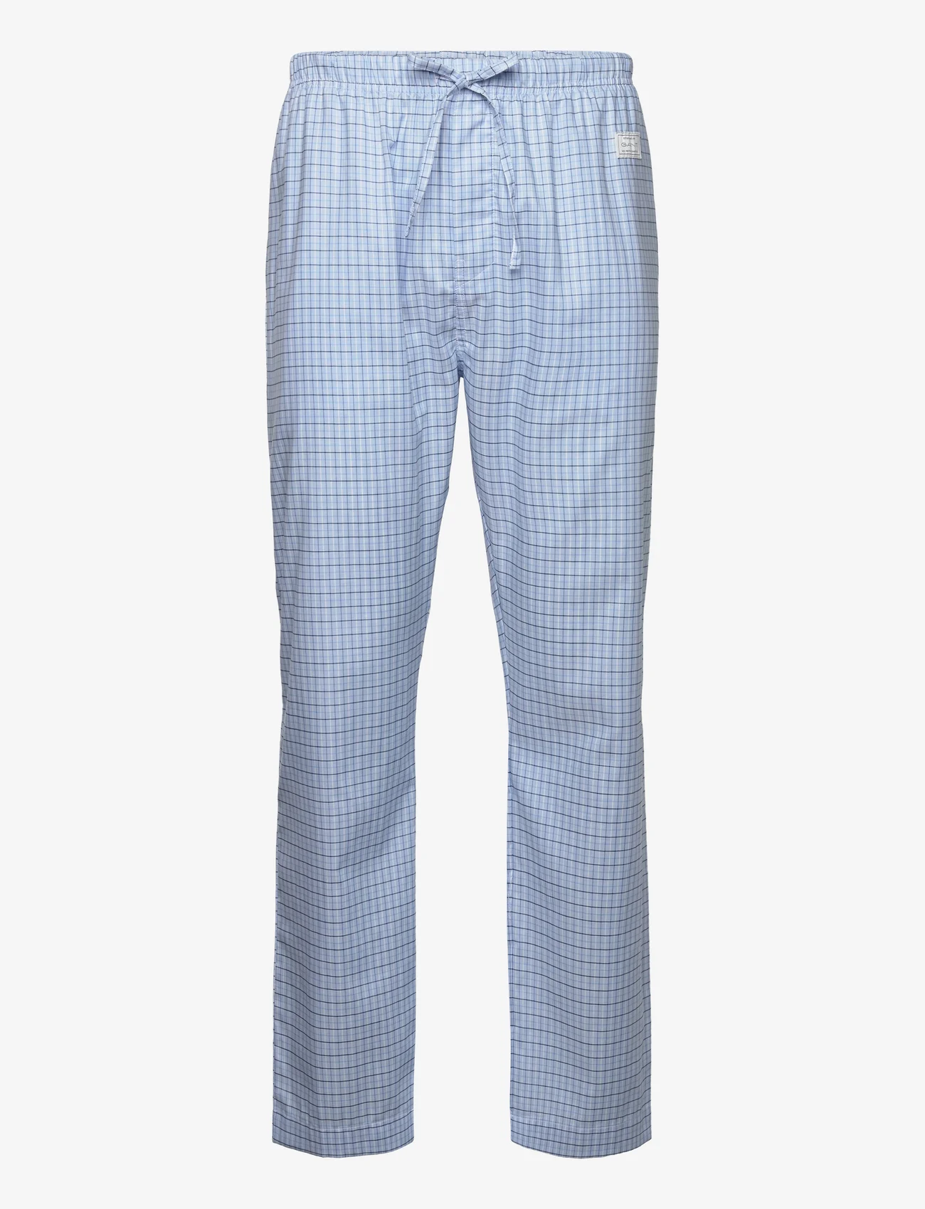 GANT - CHECK PAJAMA PANTS - pidžamas bikses - capri blue - 0