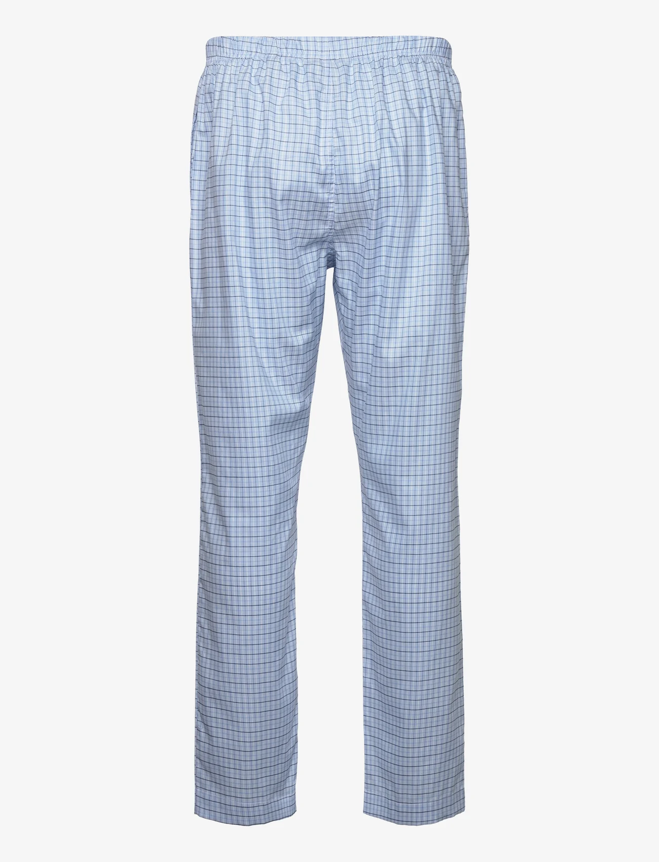 GANT - CHECK PAJAMA PANTS - spodnie piżamowe - capri blue - 1