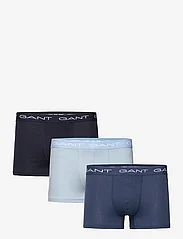 GANT - TRUNK 3-PACK - unterhosen im multipack - dusty blue sea - 0