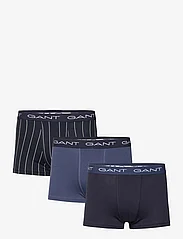 GANT - PINSTRIPE TRUNK 3-PACK - boxer shorts - evening blue - 0