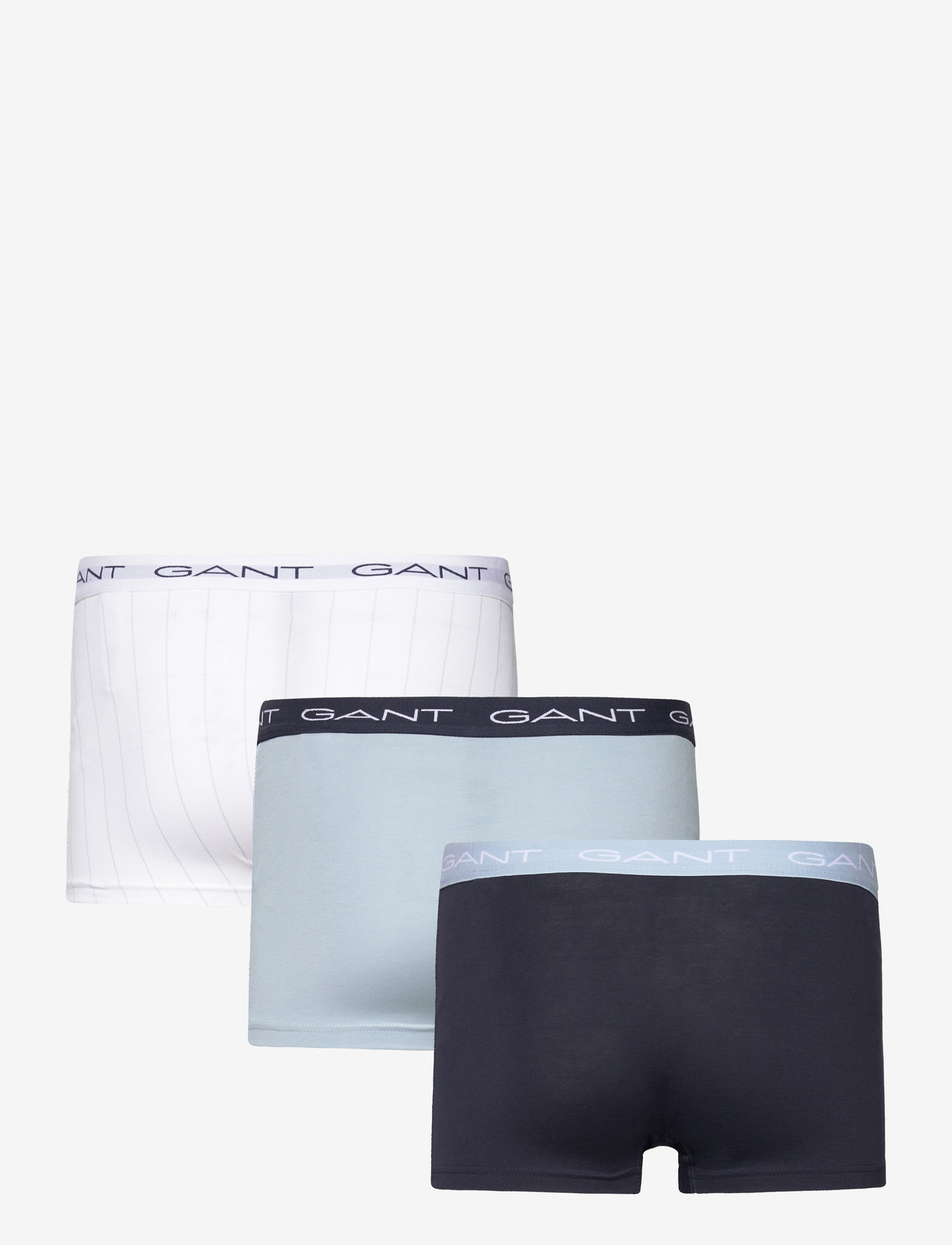 GANT - PINSTRIPE TRUNK 3-PACK - stormy sea - 1