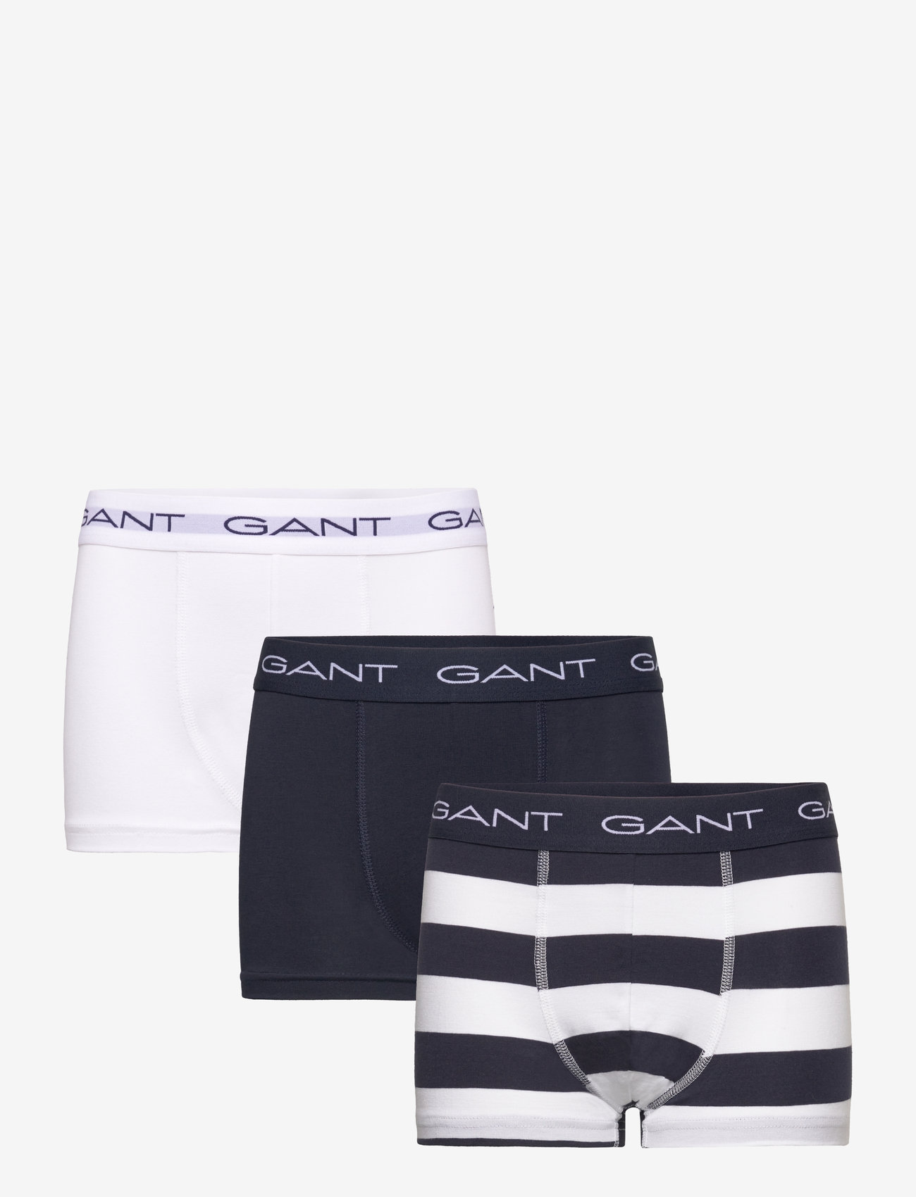 GANT - STRIPE TRUNK 3-PACK - evening blue - 0