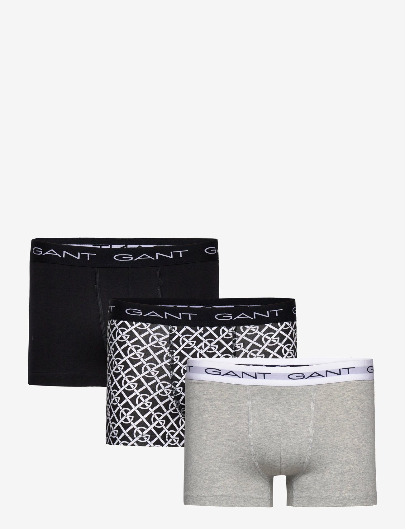 GANT - G PATTERN TRUNK 3-PACK - black - 0