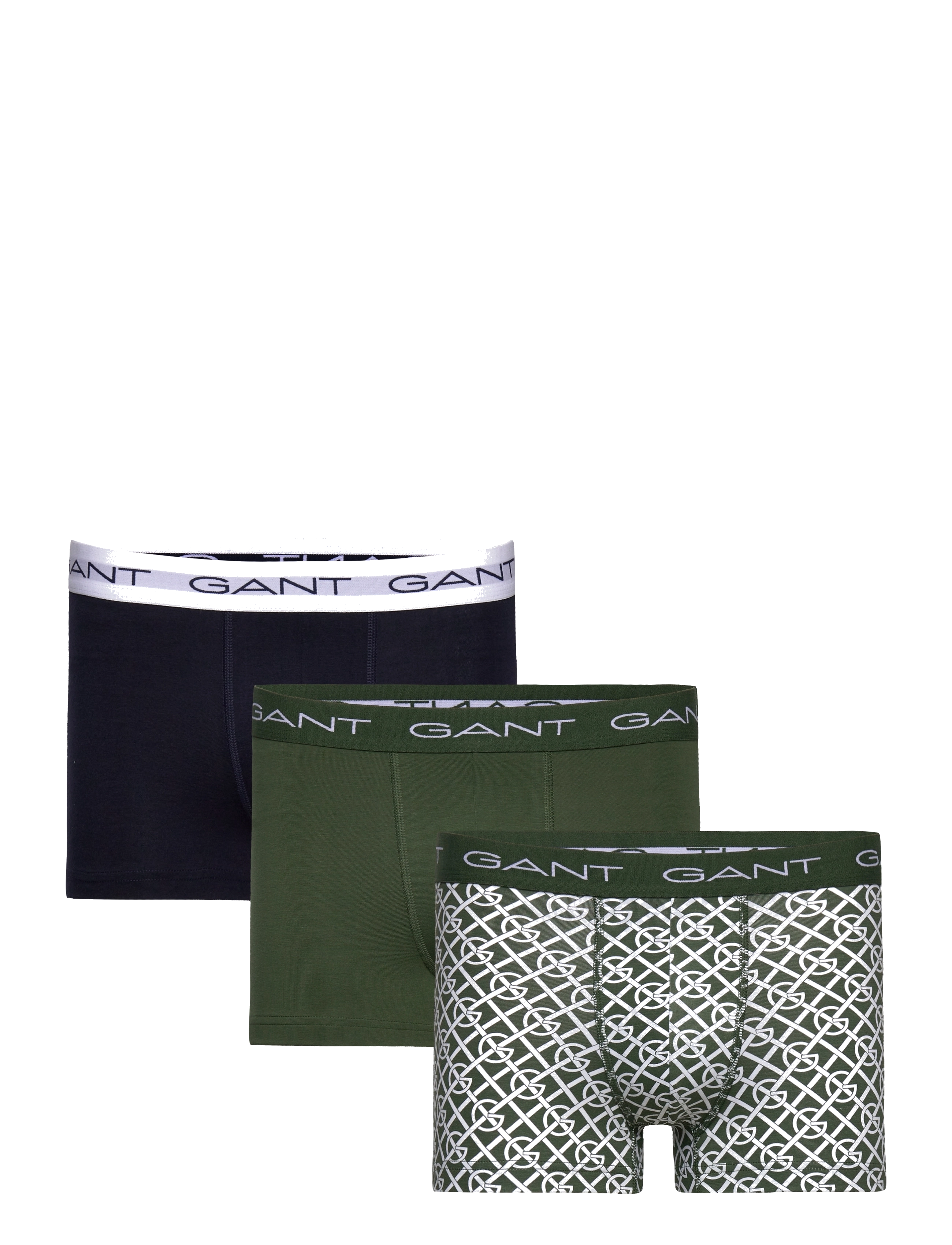 G PATTERN TRUNK 3-PACK - PINE GREEN