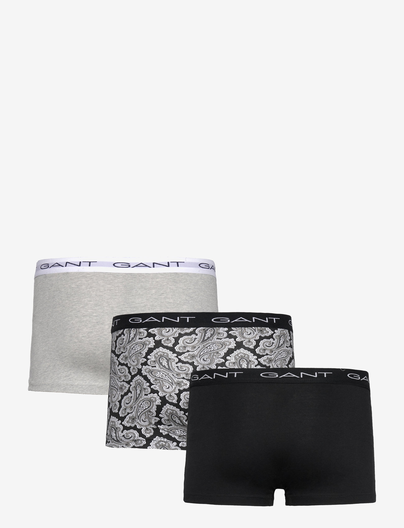 GANT - PAISLEY PRINT TRUNK 3-PACK - black - 1