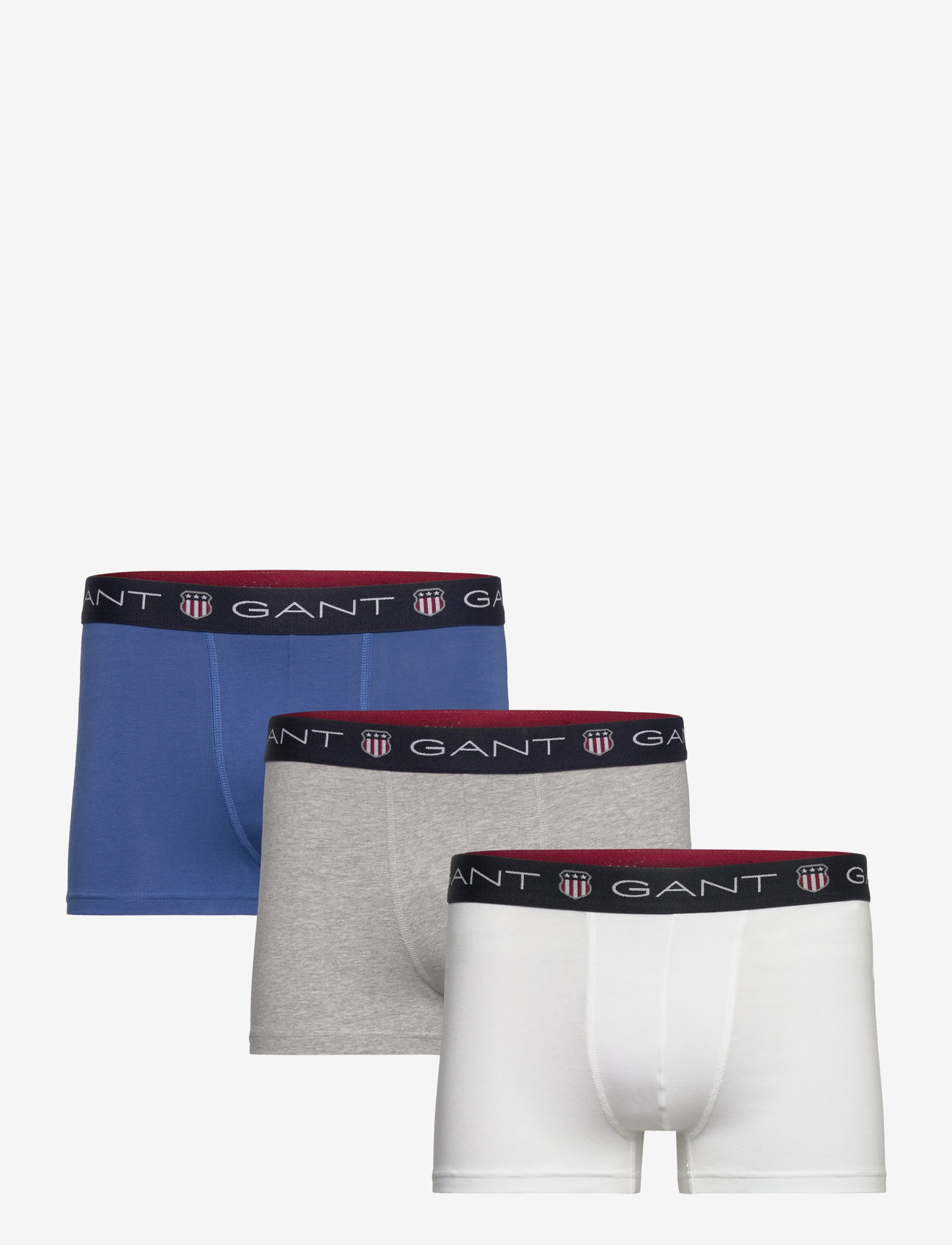 GANT - SHIELD TRUNK 3-PACK - light grey melange - 0