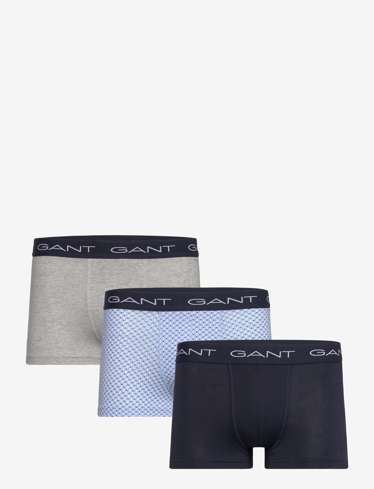 GANT - MICROPRINT TRUNK 3-PACK - shade blue - 0