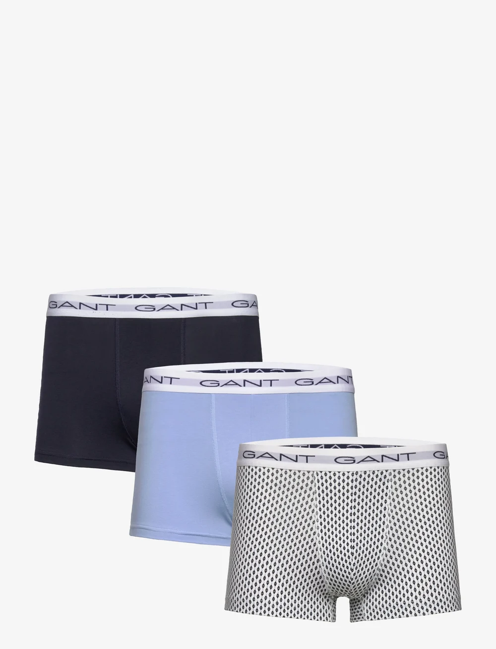 GANT - MICROPRINT TRUNK 3-PACK - aluspükste mitmikpakk - white - 0