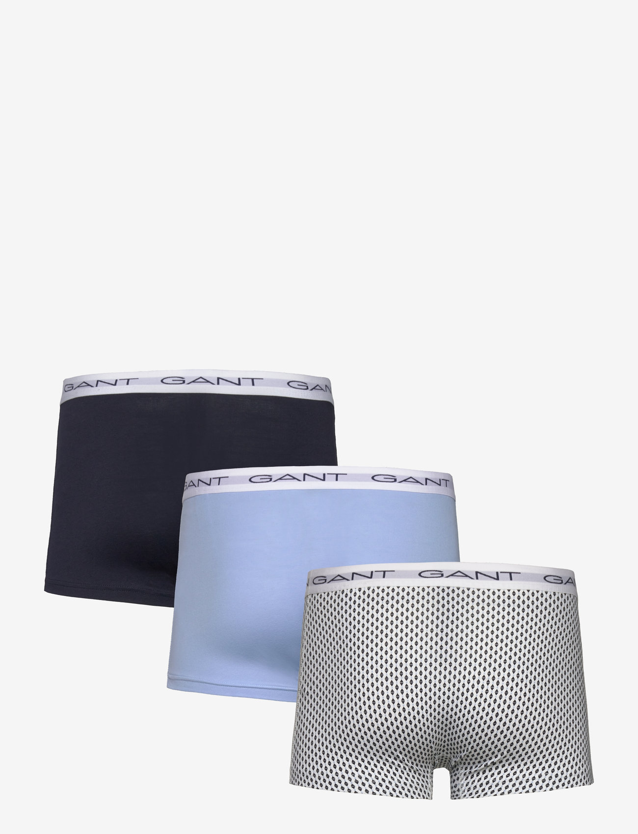 GANT - MICROPRINT TRUNK 3-PACK - white - 1