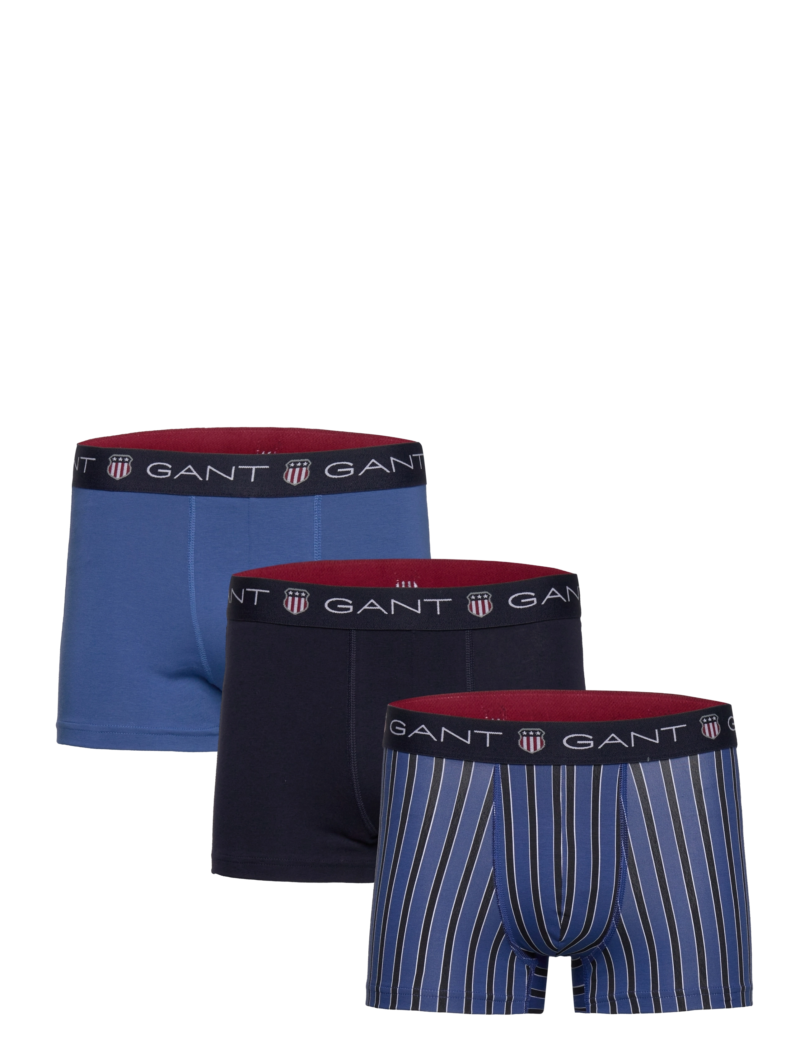 SHIELD STRIPE TRUNK 3-PACK - EVENING BLUE