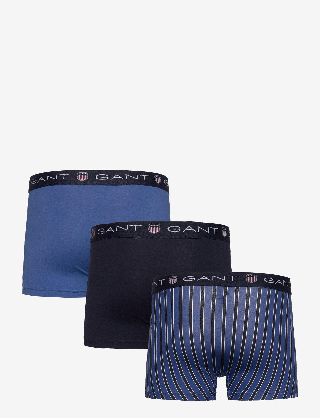 GANT - SHIELD STRIPE TRUNK 3-PACK - evening blue - 1