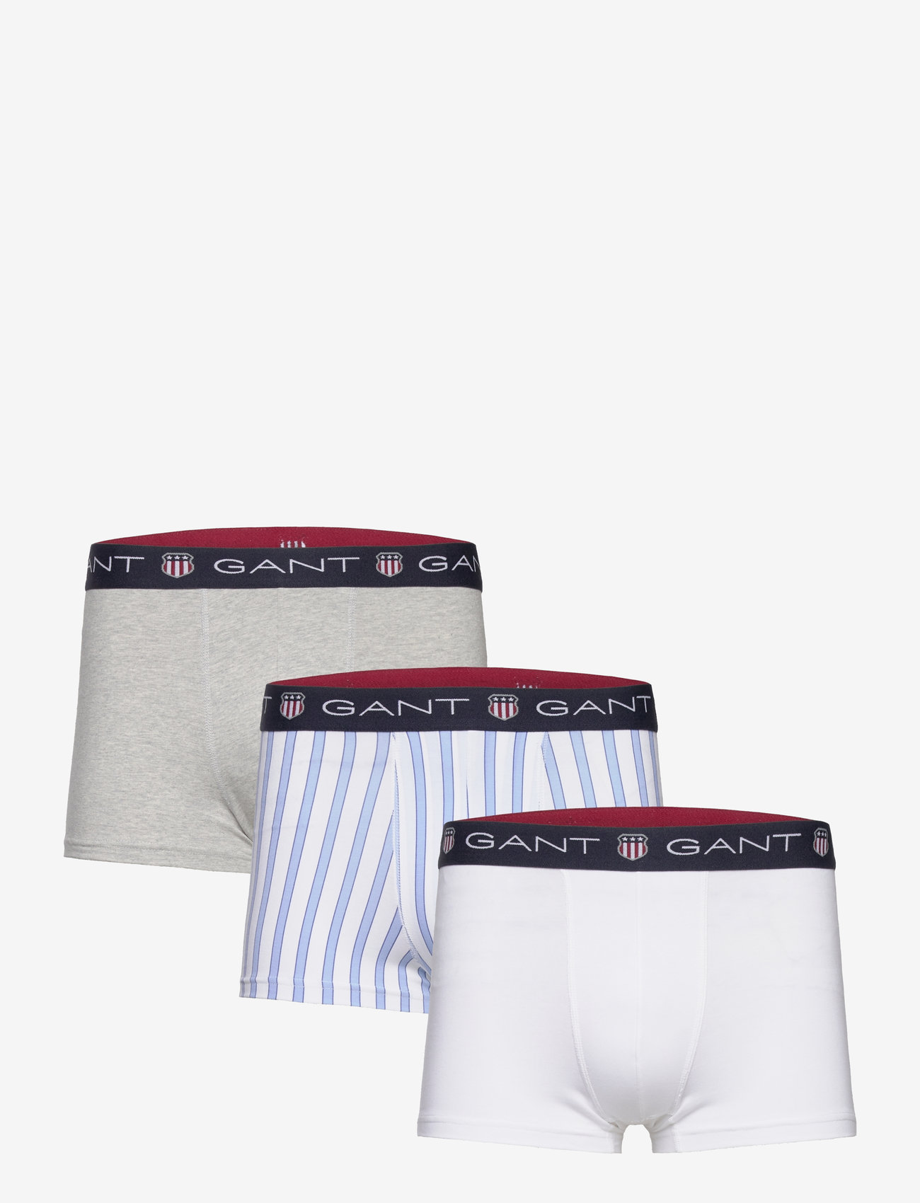 GANT - SHIELD STRIPE TRUNK 3-PACK - shade blue - 0