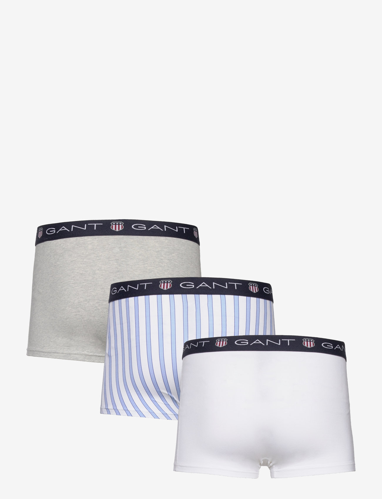 GANT - SHIELD STRIPE TRUNK 3-PACK - shade blue - 1