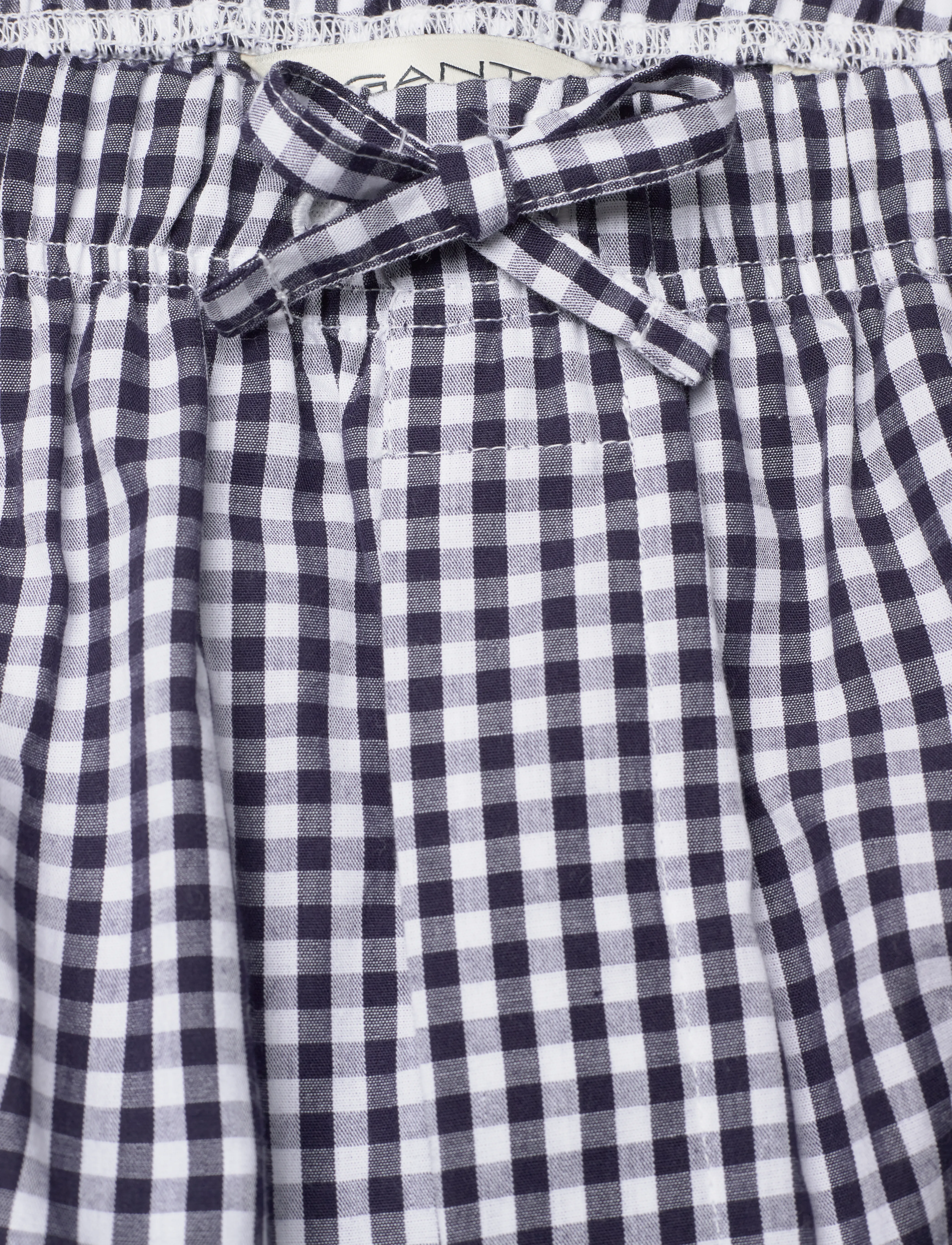 GANT - GINGHAM CHECK PAJAMA SHORTS - classic blue - 3