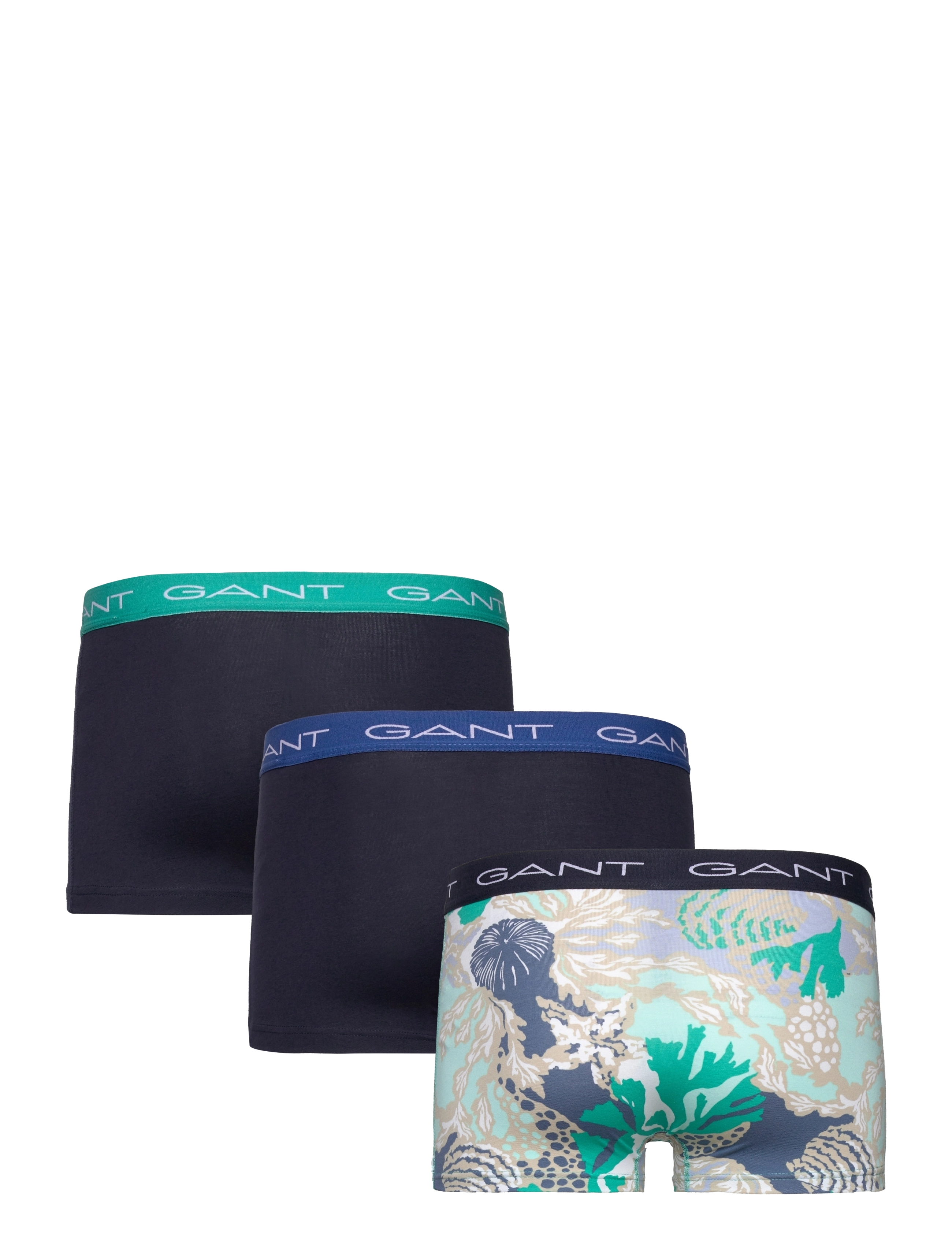 GANT - SEA PRINT TRUNK 3-PACK - lagoon blue - 3