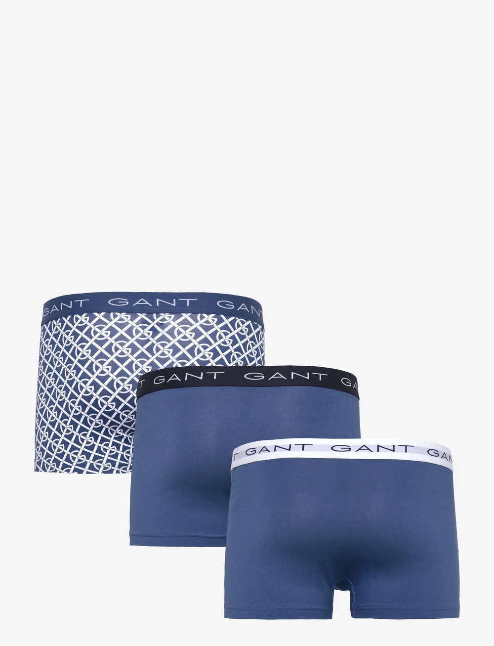 GANT - G PATTERN TRUNK 3-PACK - unterhosen im multipack - vintage blue - 5