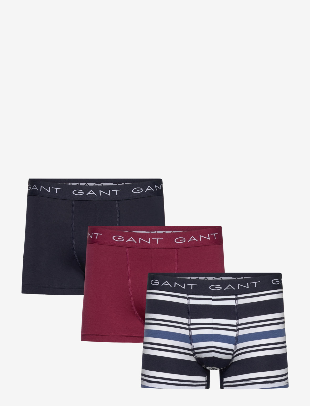 GANT - MULTISTRIPE TRUNK 3-PACK - multipack kalsonger - evening blue - 1