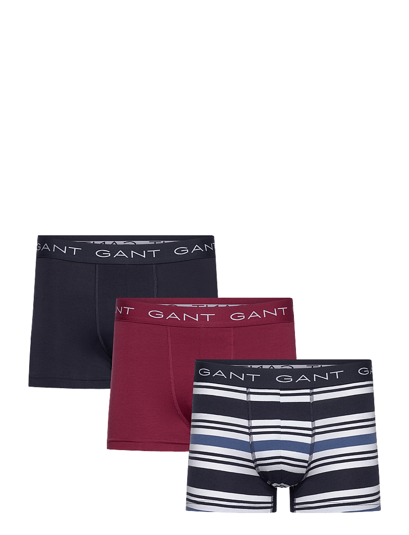 GANT - MULTISTRIPE TRUNK 3-PACK - multipack kalsonger - evening blue - 1