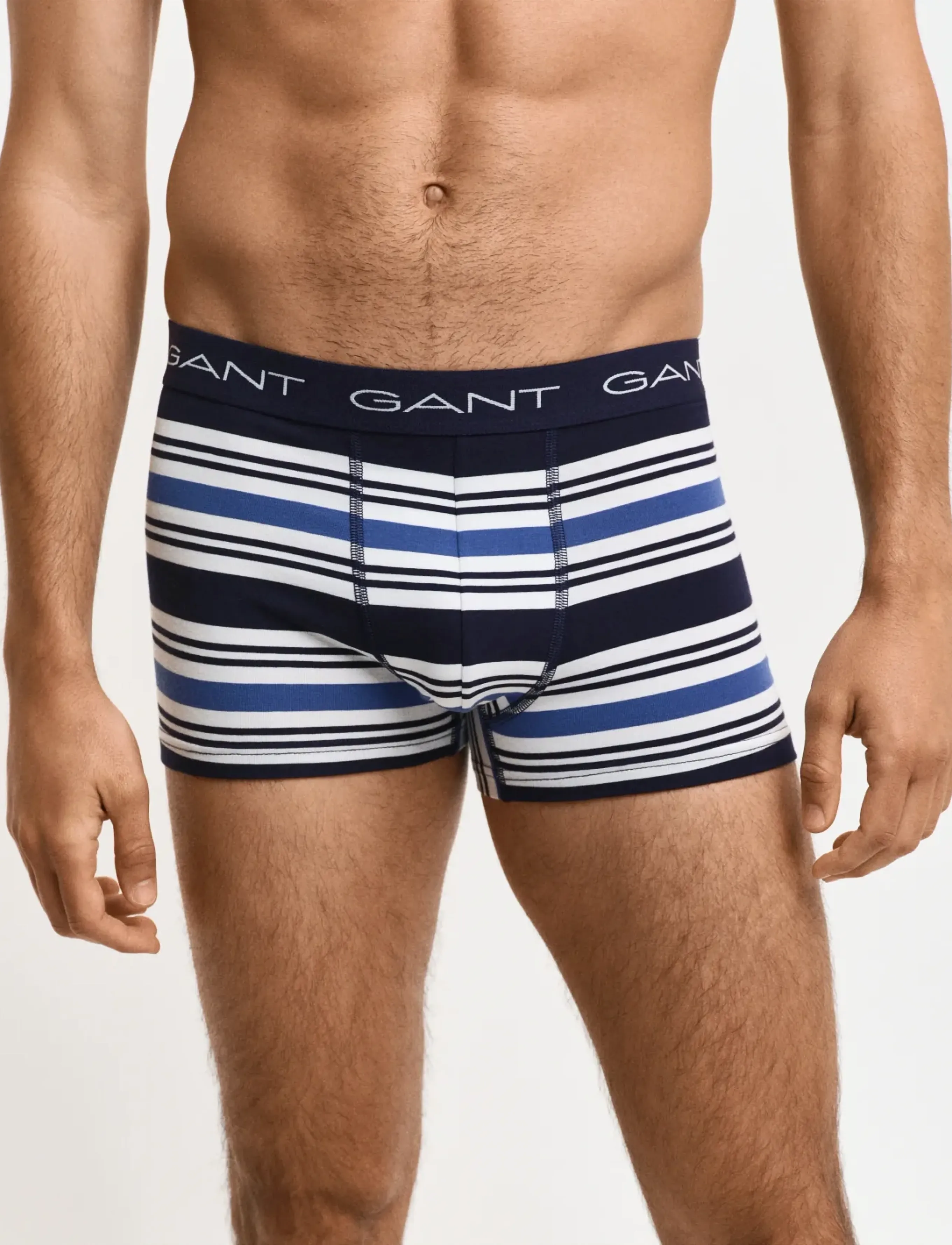 Gant - MULTISTRIPE TRUNK 3-PACK - multipack underpants - evening blue - 2