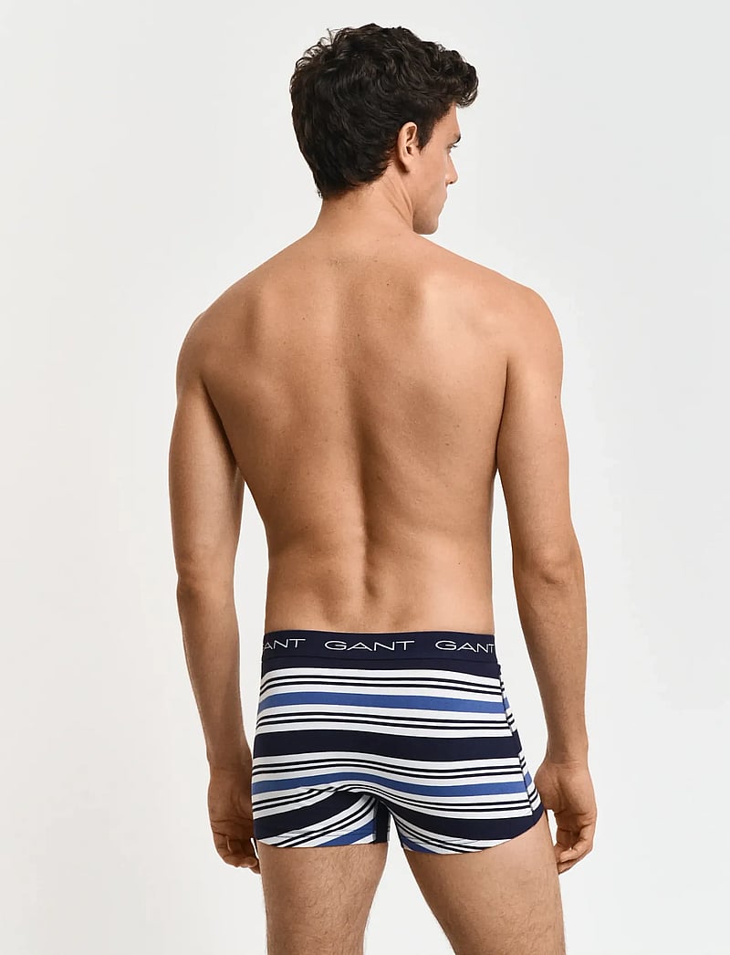 GANT - MULTISTRIPE TRUNK 3-PACK - multipack kalsonger - evening blue - 3