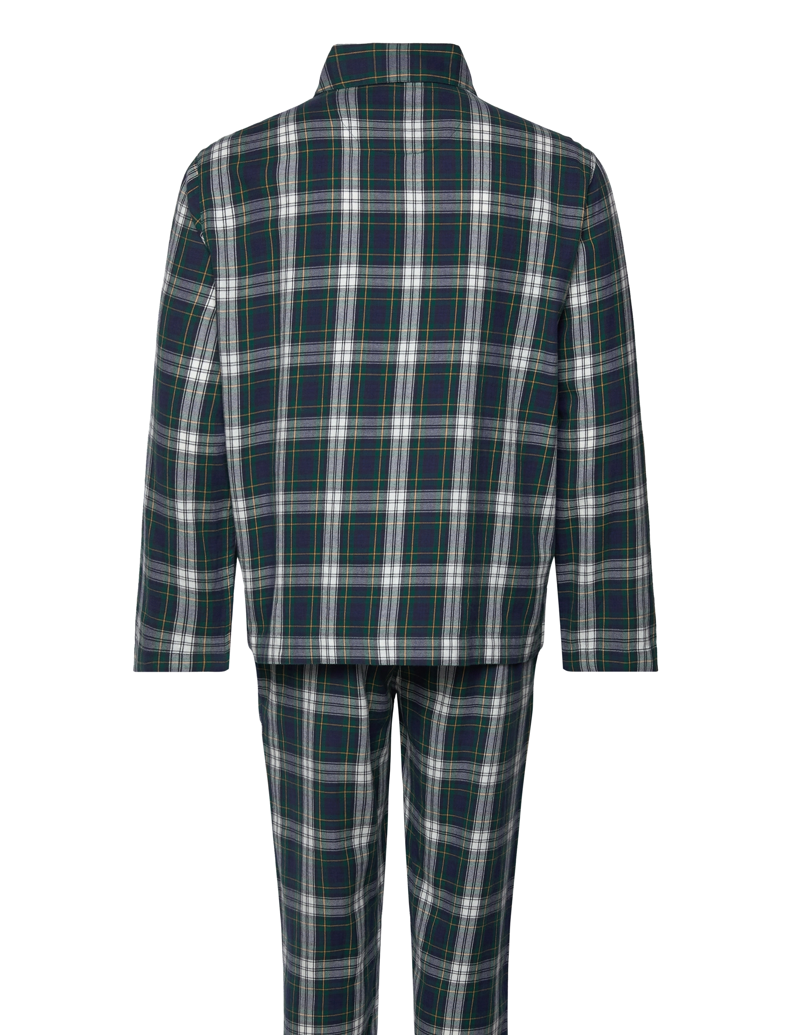 GANT - FLANNEL PJ SET SHIRT AND PANTS - navy - 1