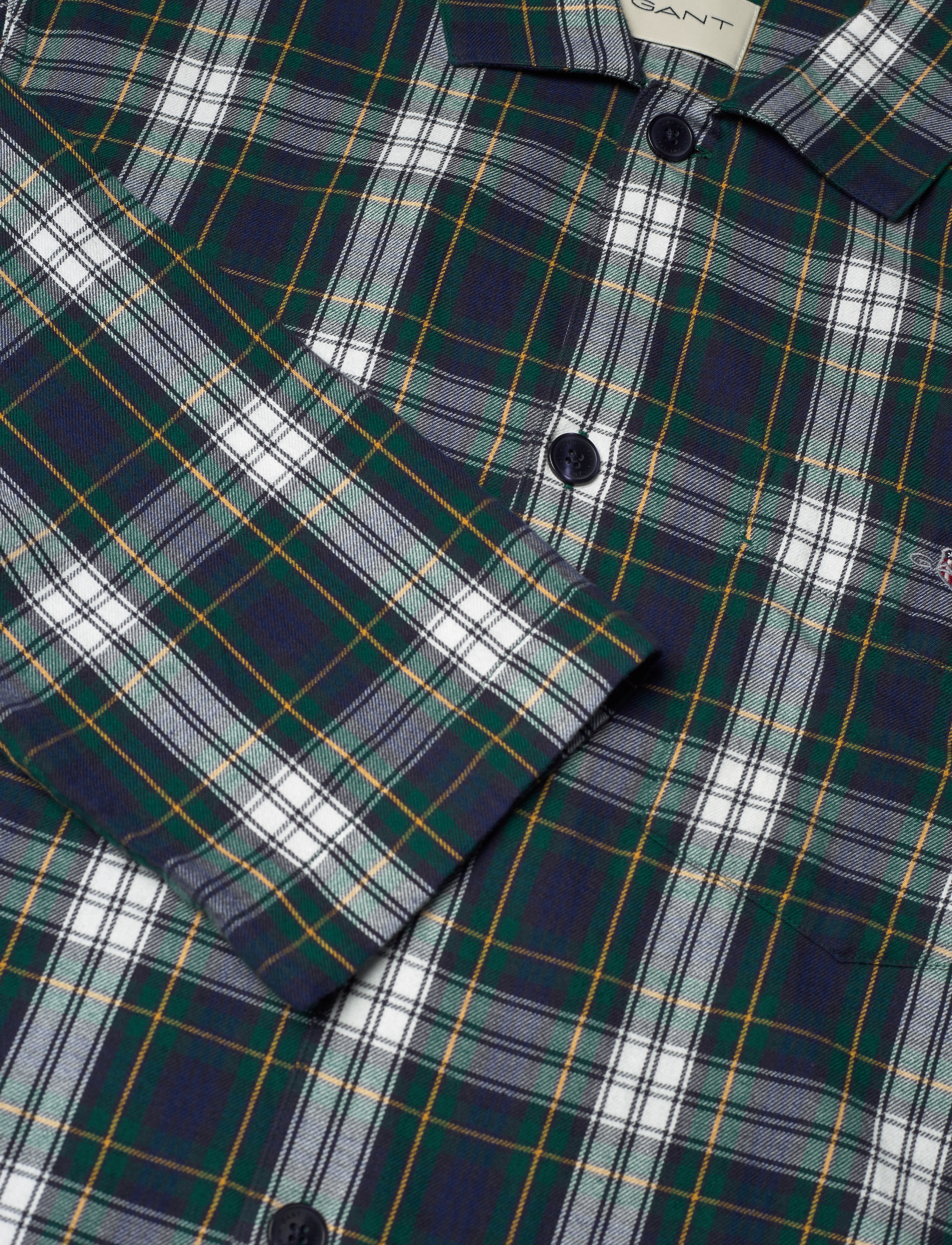 GANT - FLANNEL PJ SET SHIRT AND PANTS - navy - 4